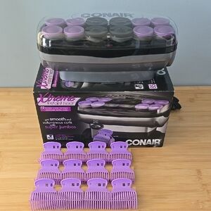 Conair Xtreme Instant Heat Hair Rollers - Purple - LIKE‎ NEW